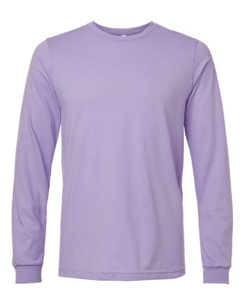 Heather Dark Lavender - BELLA + CANVAS 3501CVC - Size: 2XL