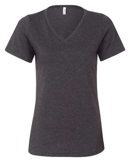 Dark Grey Heather - BELLA + CANVAS 6405CVC - Size: M