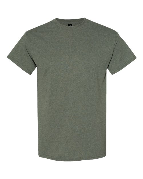 Heather Military Green - Gildan - Gildan 5000 - Size: 2XL