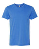 Heather True Royal - BELLA + CANVAS 3001CVC - Size: 2XL