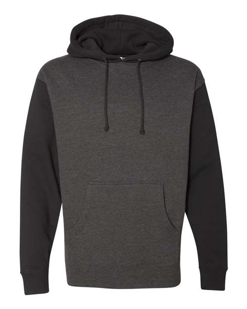 Charcoal Heather/ Black - Independent Trading Co. - Independent Trading Co. IND4000 - Size: 2XL