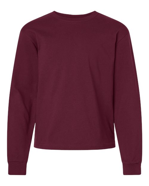 Maroon - BELLA + CANVAS 3511Y - Size: L