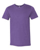 Heather Team Purple - BELLA + CANVAS 3001CVC - Size: 2XL