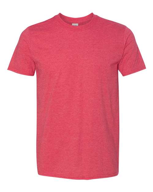 Heather Red - Gildan - Gildan 64000 - Size: 2XL