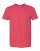 Heather Red - Gildan - Gildan 64000 - Size: 2XL