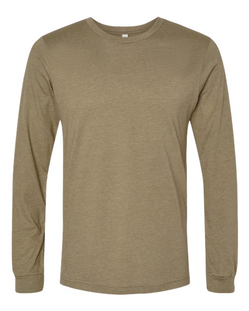 Heather Olive - BELLA + CANVAS 3501CVC - Size: 2XL