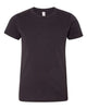 Dark Grey - BELLA + CANVAS 3001Y - Size: L