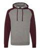 Gunmetal Heather/ Burgundy Heather - Independent Trading Co. - Independent Trading Co. IND40RP - Size: 2XL