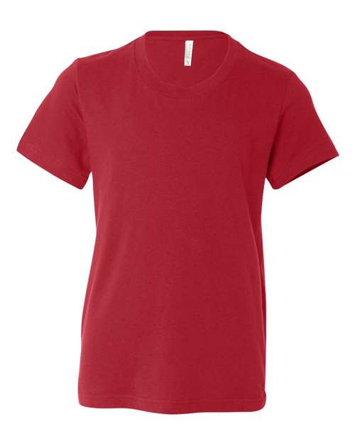 Red - BELLA + CANVAS 3001Y - Size: L