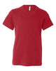Red - BELLA + CANVAS 3001Y - Size: L