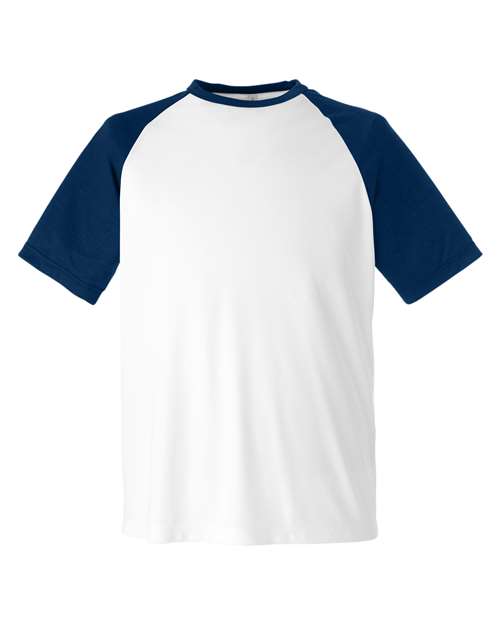 White/ Sport Dark Navy Heather - Team 365 TT62 - Size: 2XL