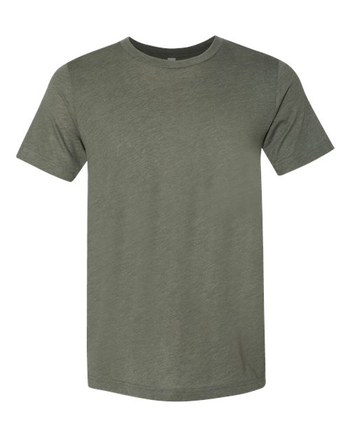 Military Green Triblend - BELLA + CANVAS 3413 - Size: M