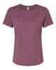 Heather Maroon - BELLA + CANVAS 6400CVC - Size: L