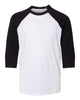 White/ Black - BELLA + CANVAS 3200Y - Size: L