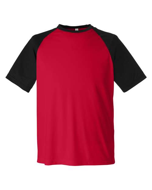 Sport Red/ Black Heather - Team 365 TT62 - Size: 2XL