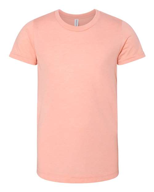 Peach Triblend - BELLA + CANVAS 3413Y - Size: L