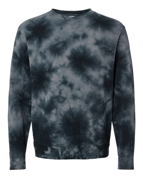 Tie Dye Black - Independent Trading Co. - Independent Trading Co. PRM3500TD - Size: 2XL