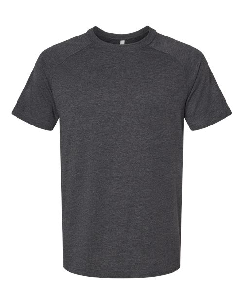Dark Grey Heather - BELLA + CANVAS 3201 - Size: L