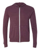 Maroon Triblend - BELLA + CANVAS 3939 - Size: M