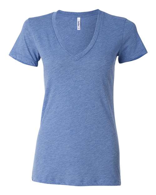 Blue Triblend - BELLA + CANVAS 8435 - Size: L
