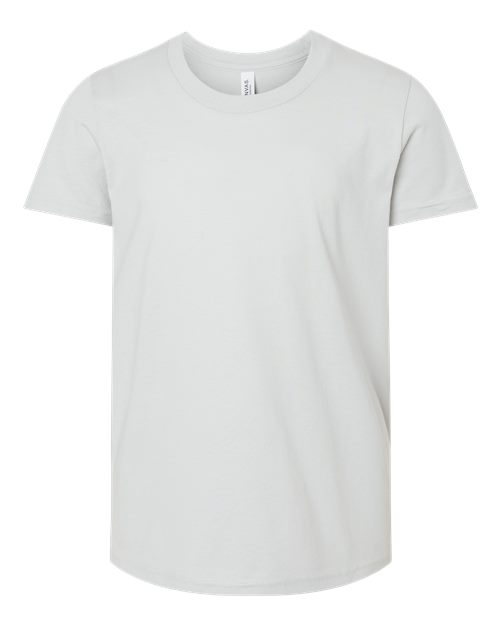 Silver - BELLA + CANVAS 3001Y - Size: L