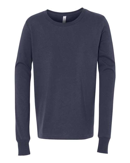 Navy - BELLA + CANVAS 3501Y - Size: L