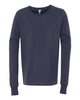 Navy - BELLA + CANVAS 3501Y - Size: L