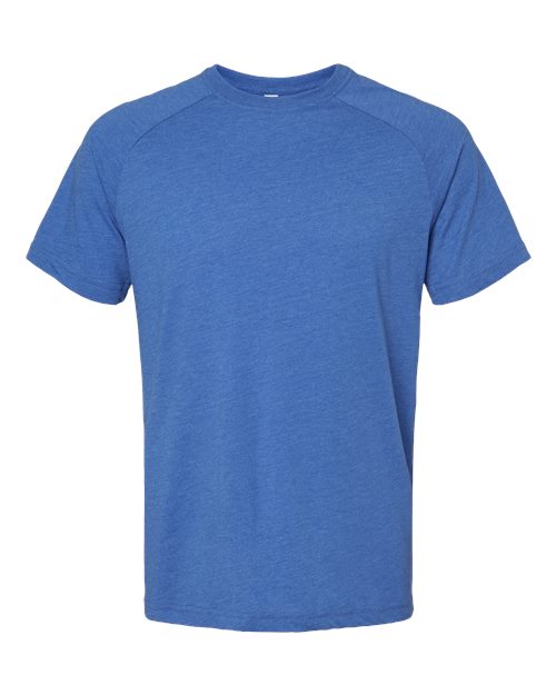 Heather True Royal - BELLA + CANVAS 3201 - Size: 2XL