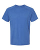 Heather True Royal - BELLA + CANVAS 3201 - Size: 2XL