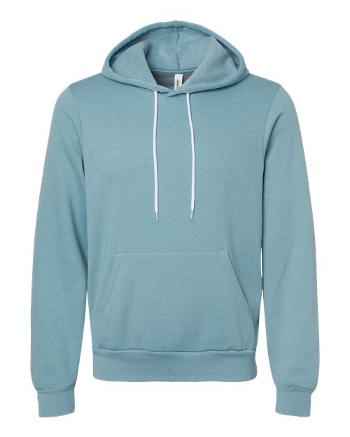 Heather Blue Lagoon - BELLA + CANVAS 3719 - Size: 2XL