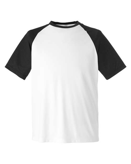 White/ Black Heather - Team 365 TT62 - Size: 2XL