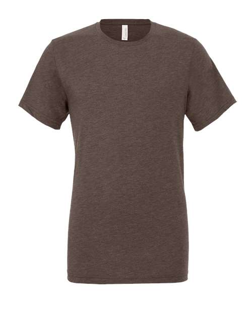 Brown Triblend - BELLA + CANVAS 3413 - Size: L