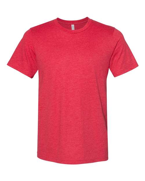 Heather Red - BELLA + CANVAS 3301 - Size: S