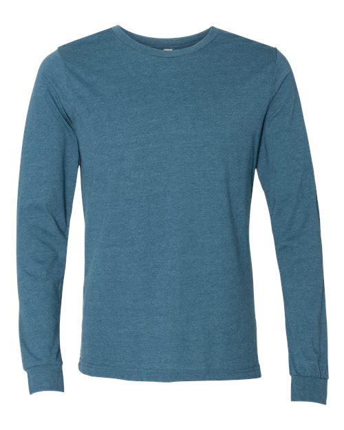 Heather Deep Teal - BELLA + CANVAS 3501CVC - Size: L