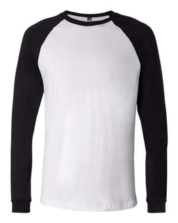 White/ Black - BELLA + CANVAS 3000 - Size: XL