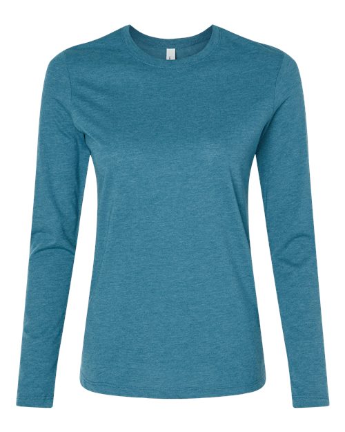 Heather Deep Teal - BELLA + CANVAS 6500 - Size: 2XL