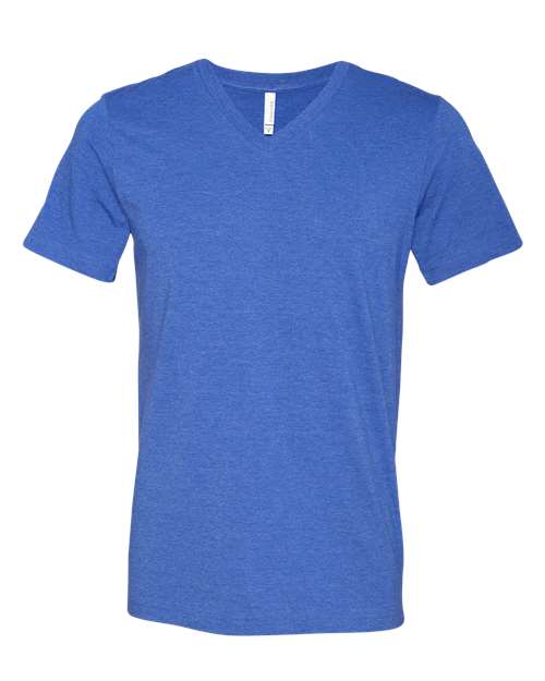 Heather True Royal - BELLA + CANVAS 3005CVC - Size: 2XL