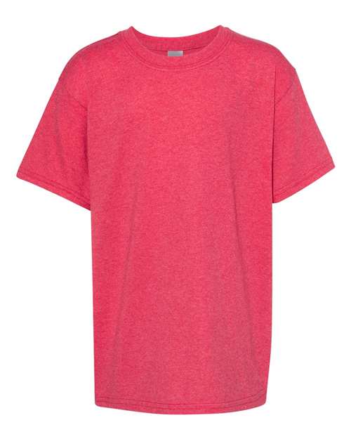 Heather Red - Gildan - Gildan 5000B - Size: L