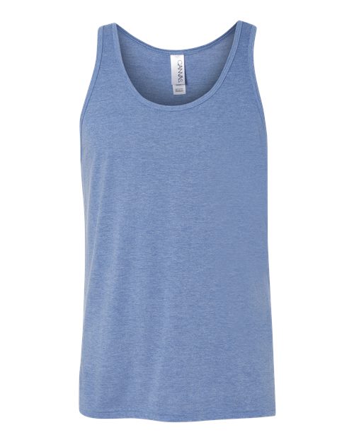 Blue Triblend - BELLA + CANVAS 3484 - Size: 2XL