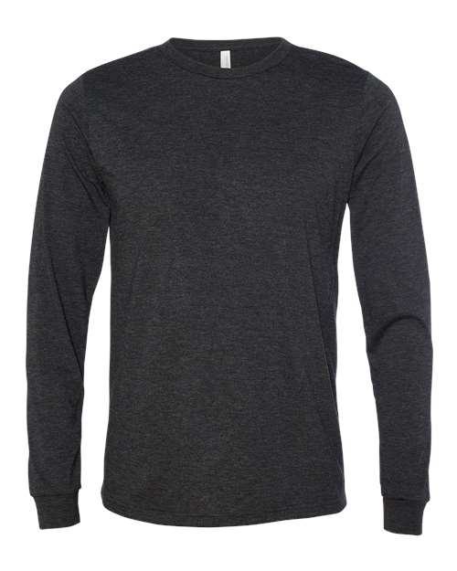 Charcoal Black Triblend - BELLA + CANVAS 3513 - Size: L