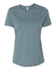 Heather Slate - BELLA + CANVAS 6400CVC - Size: L