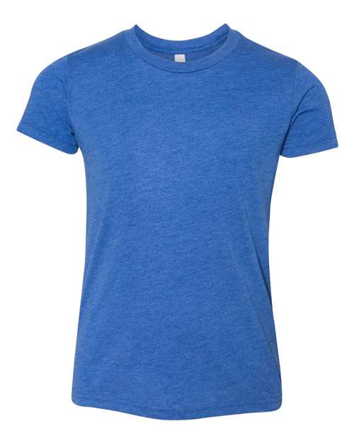 True Royal Triblend - BELLA + CANVAS 3413Y - Size: L