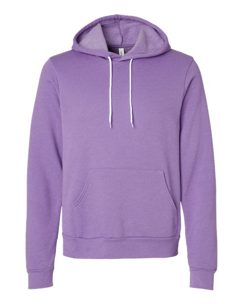 Heather Team Purple - BELLA + CANVAS 3719 - Size: 2XL