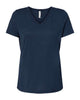 Solid Navy Triblend - BELLA + CANVAS 6415 - Size: L