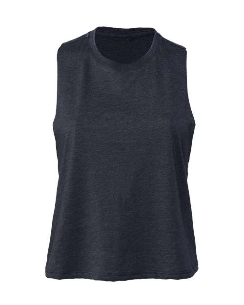 Heather Navy - BELLA + CANVAS 6682 - Size: 2XL