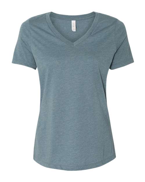 Heather Slate - BELLA + CANVAS 6405CVC - Size: L