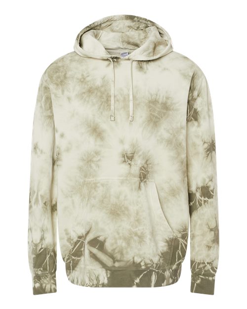 Tie Dye Olive - Independent Trading Co. - Independent Trading Co. PRM4500TD - Size: 2XL