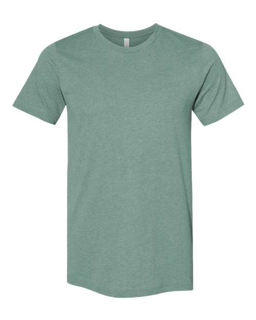 Heather Dusty Blue - BELLA + CANVAS 3001CVC - Size: 2XL