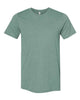 Heather Dusty Blue - BELLA + CANVAS 3001CVC - Size: 2XL
