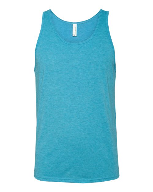 Aqua Triblend - BELLA + CANVAS 3484 - Size: L